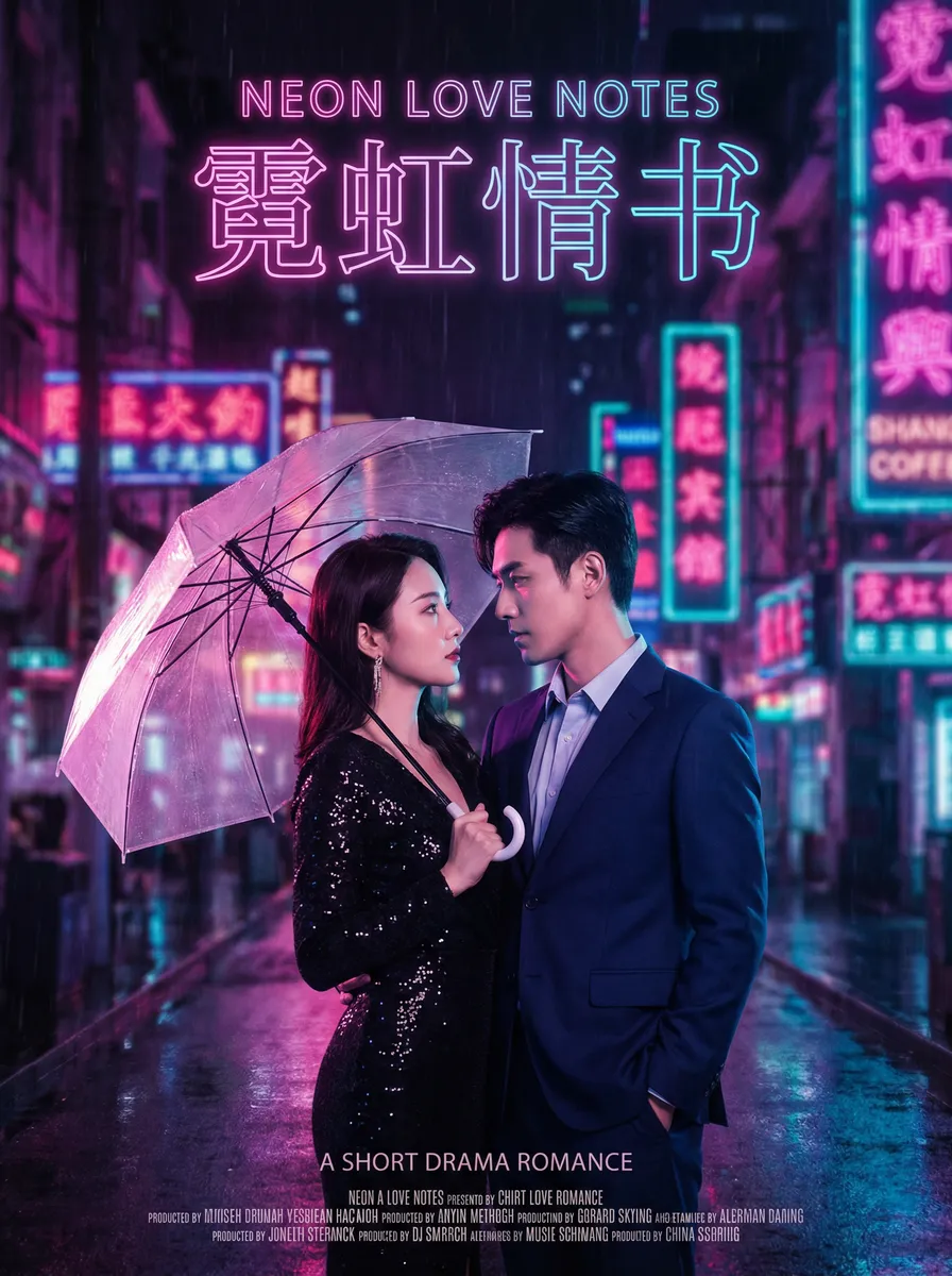 白鹿八卦 热播都市爱情短剧 - 霓虹情书海报