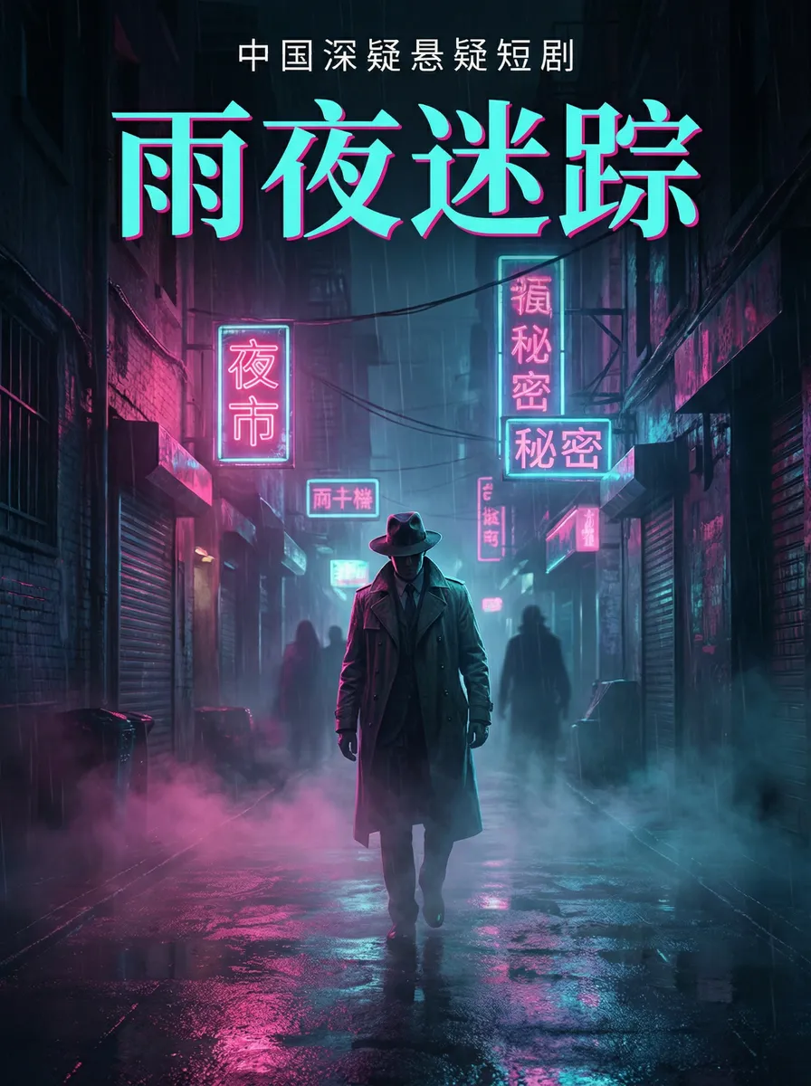 白鹿八卦 悬疑追踪短剧 - 雨夜迷踪海报